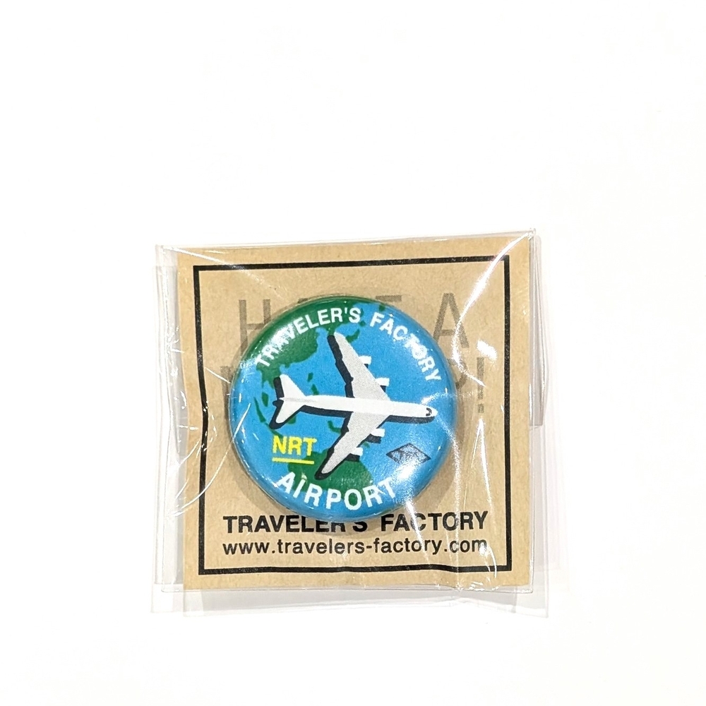 Traveler's Factory Blue and Green Airport Button